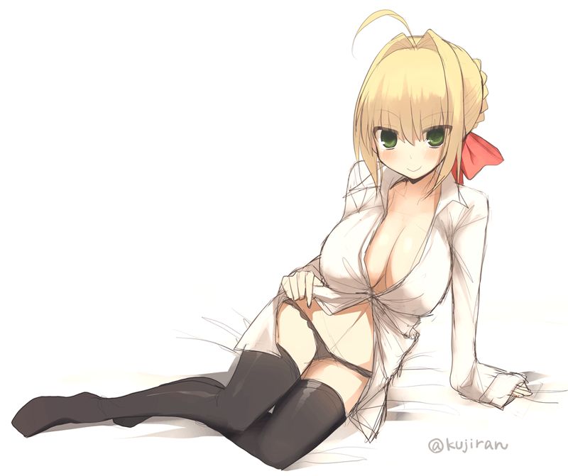 Nero Cloudis? Isn't it Saber? But it's okay to be blunt, but it's a two-dimensional erotic image of a girl 21