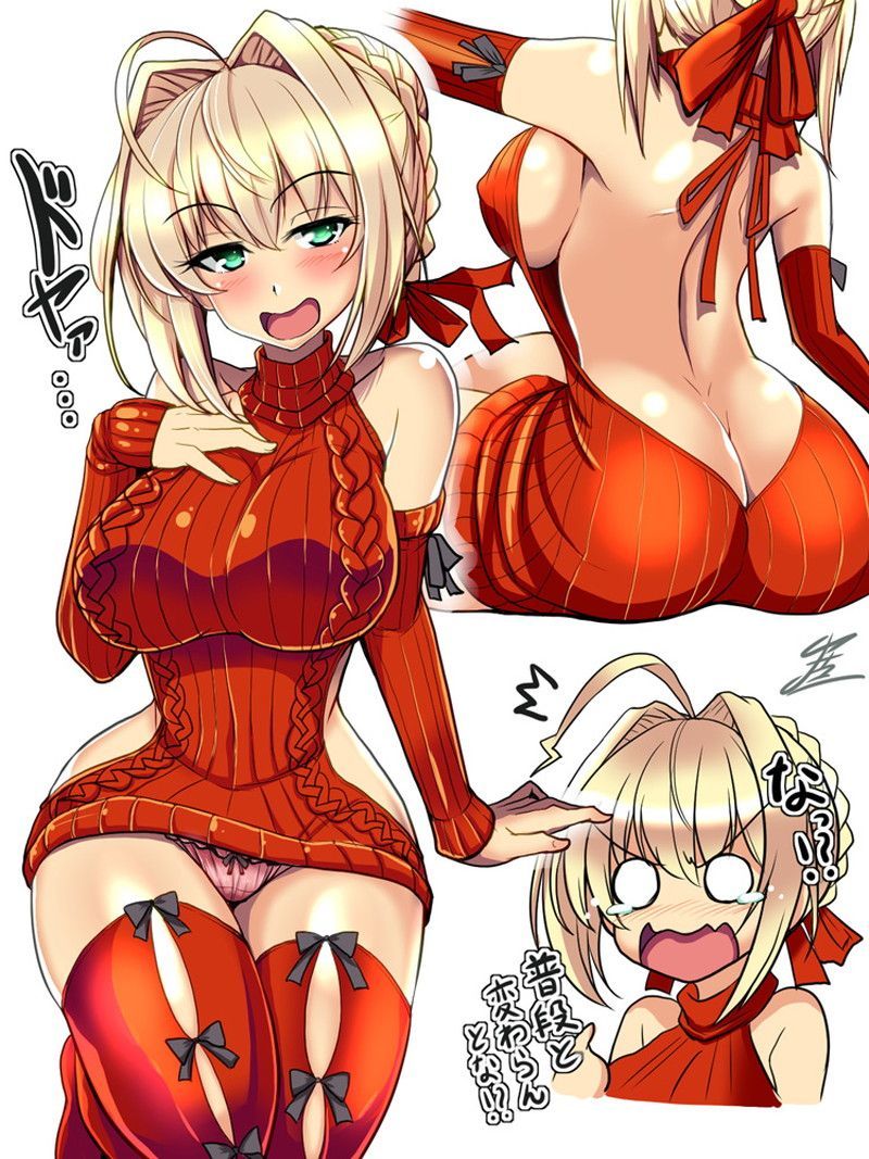 Nero Cloudis? Isn't it Saber? But it's okay to be blunt, but it's a two-dimensional erotic image of a girl 29