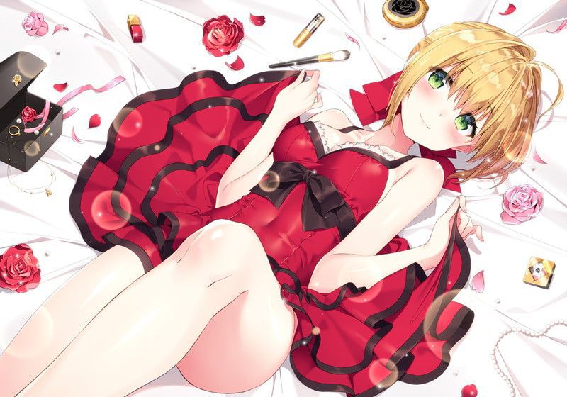 Nero Cloudis? Isn't it Saber? But it's okay to be blunt, but it's a two-dimensional erotic image of a girl 54