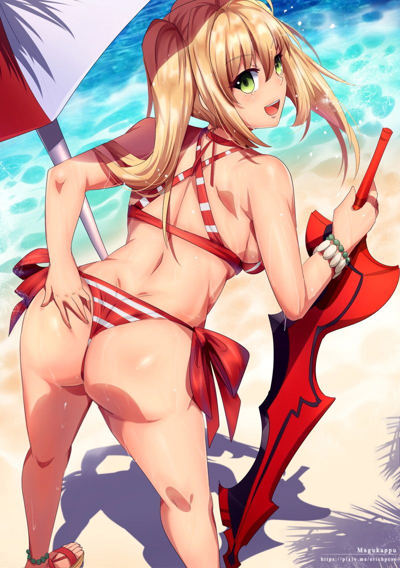 Nero Cloudis? Isn't it Saber? But it's okay to be blunt, but it's a two-dimensional erotic image of a girl 65