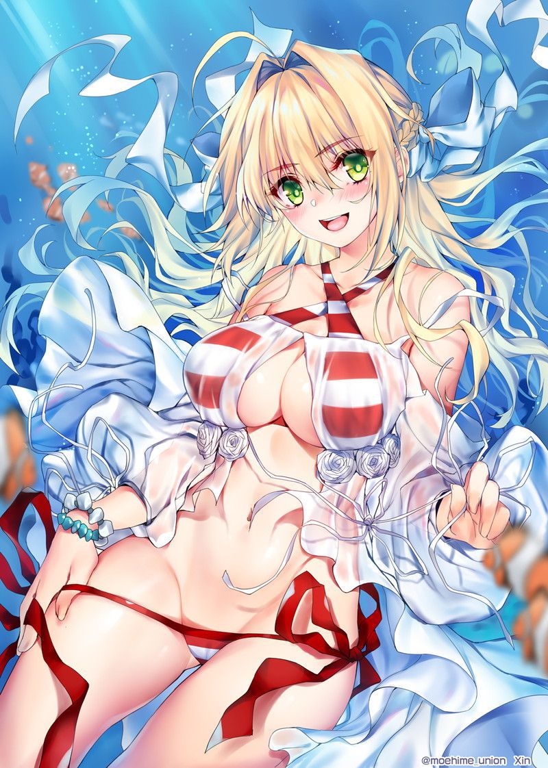 Nero Cloudis? Isn't it Saber? But it's okay to be blunt, but it's a two-dimensional erotic image of a girl 71