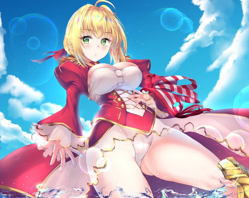 Nero Cloudis? Isn't it Saber? But it's okay to be blunt, but it's a two-dimensional erotic image of a girl 93
