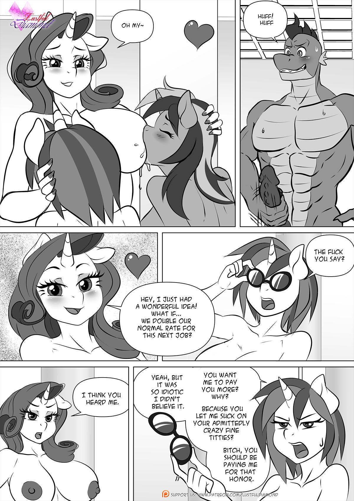 [Pia-Sama] Lustful Diamond - In the Pool (My Little Pony: Friendship is Magic) {Ongoing} 12