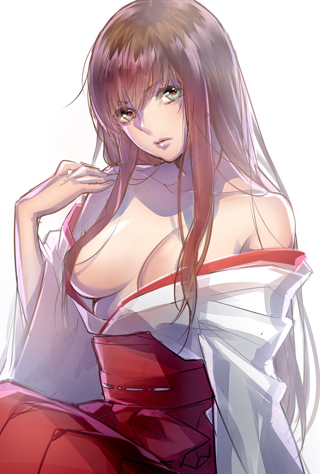 【Secondary erotic】 Here is the erotic image that the shrine maiden is acting and clothes 20