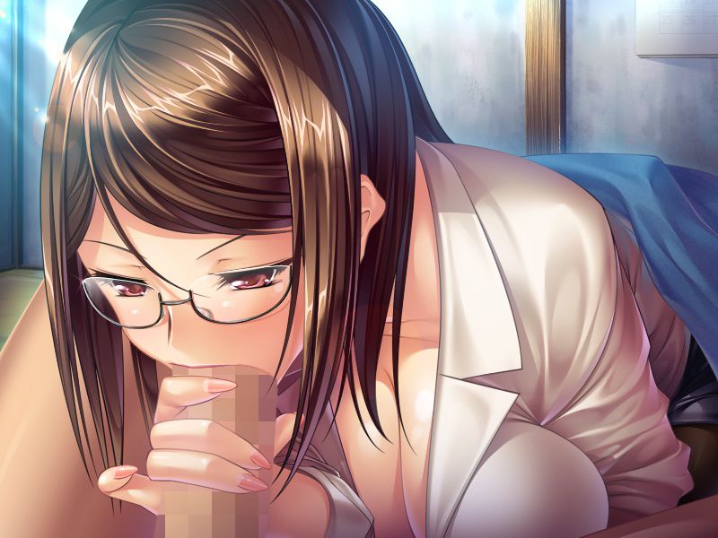 Secondary erotic erotic image that a serious looking girl wearing glasses is erotic image [30 sheets] 25