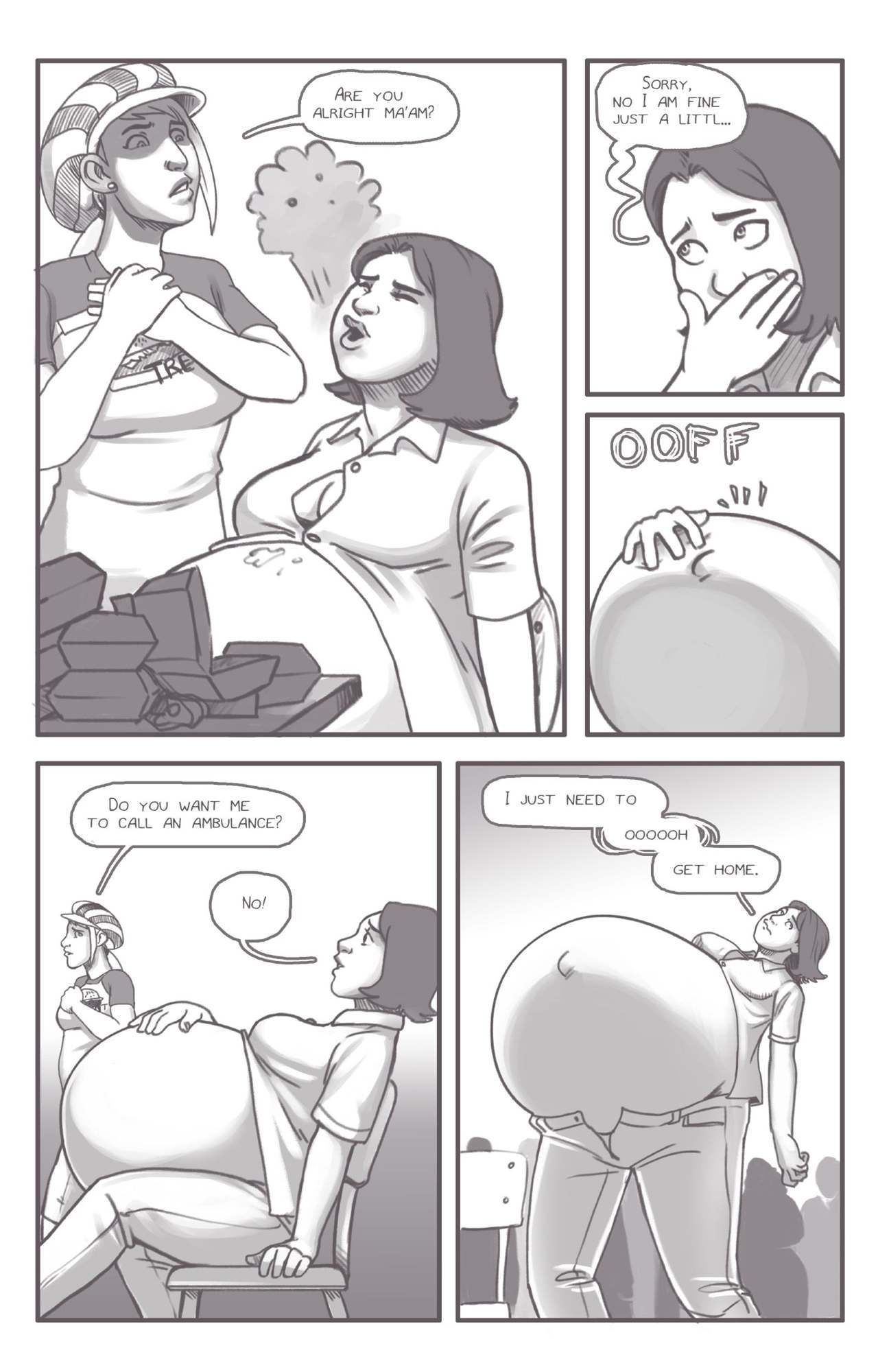 [Olympic-Dames] Alien Pregnancy Expansion Comic Updated (Ongoing) 20