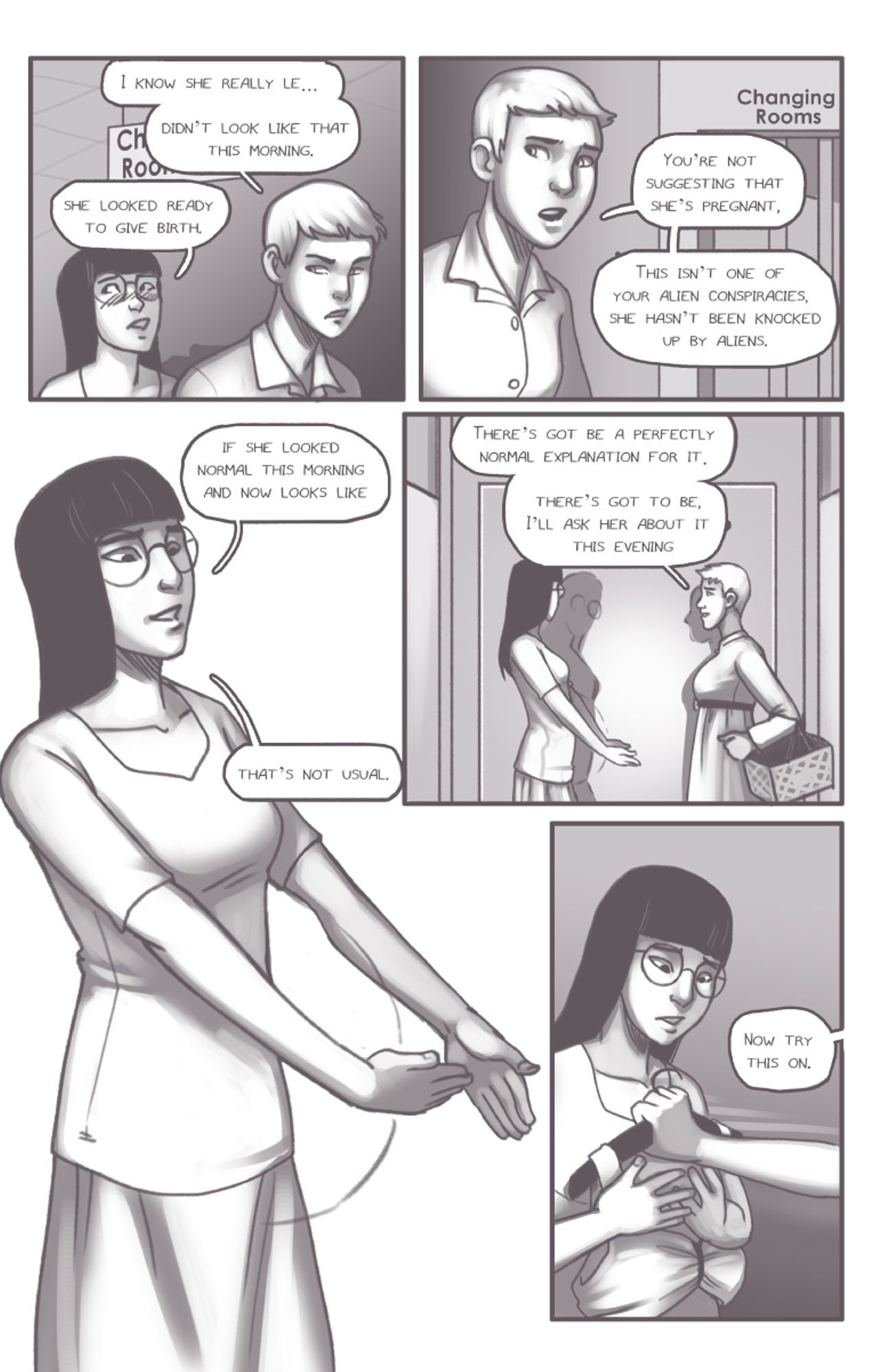 [Olympic-Dames] Alien Pregnancy Expansion Comic Updated (Ongoing) 22