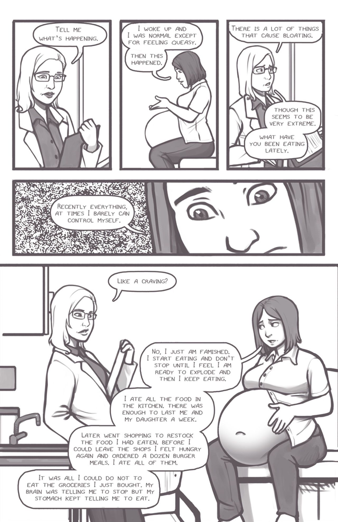 [Olympic-Dames] Alien Pregnancy Expansion Comic Updated (Ongoing) 30