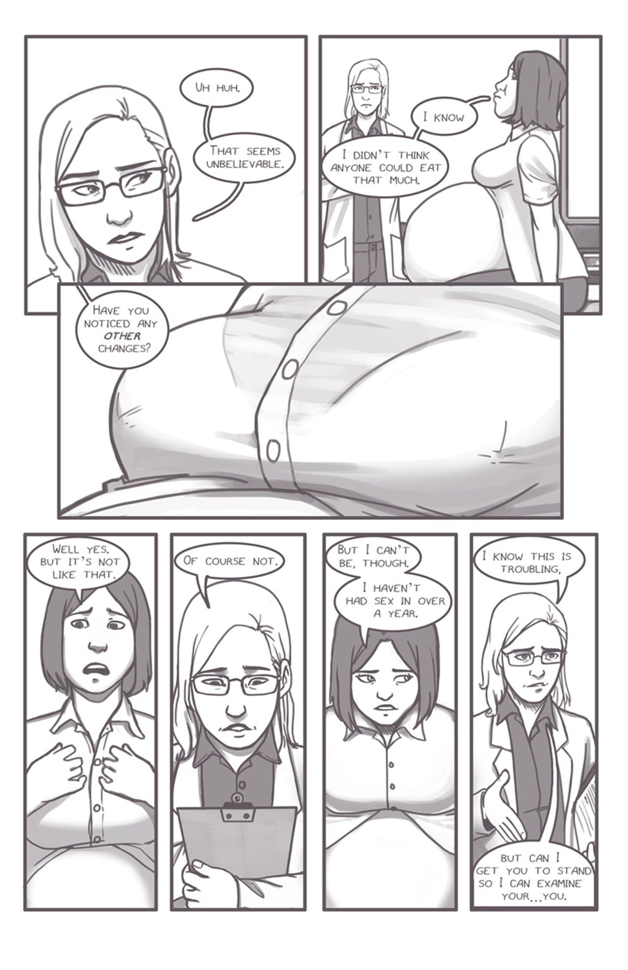 [Olympic-Dames] Alien Pregnancy Expansion Comic Updated (Ongoing) 31