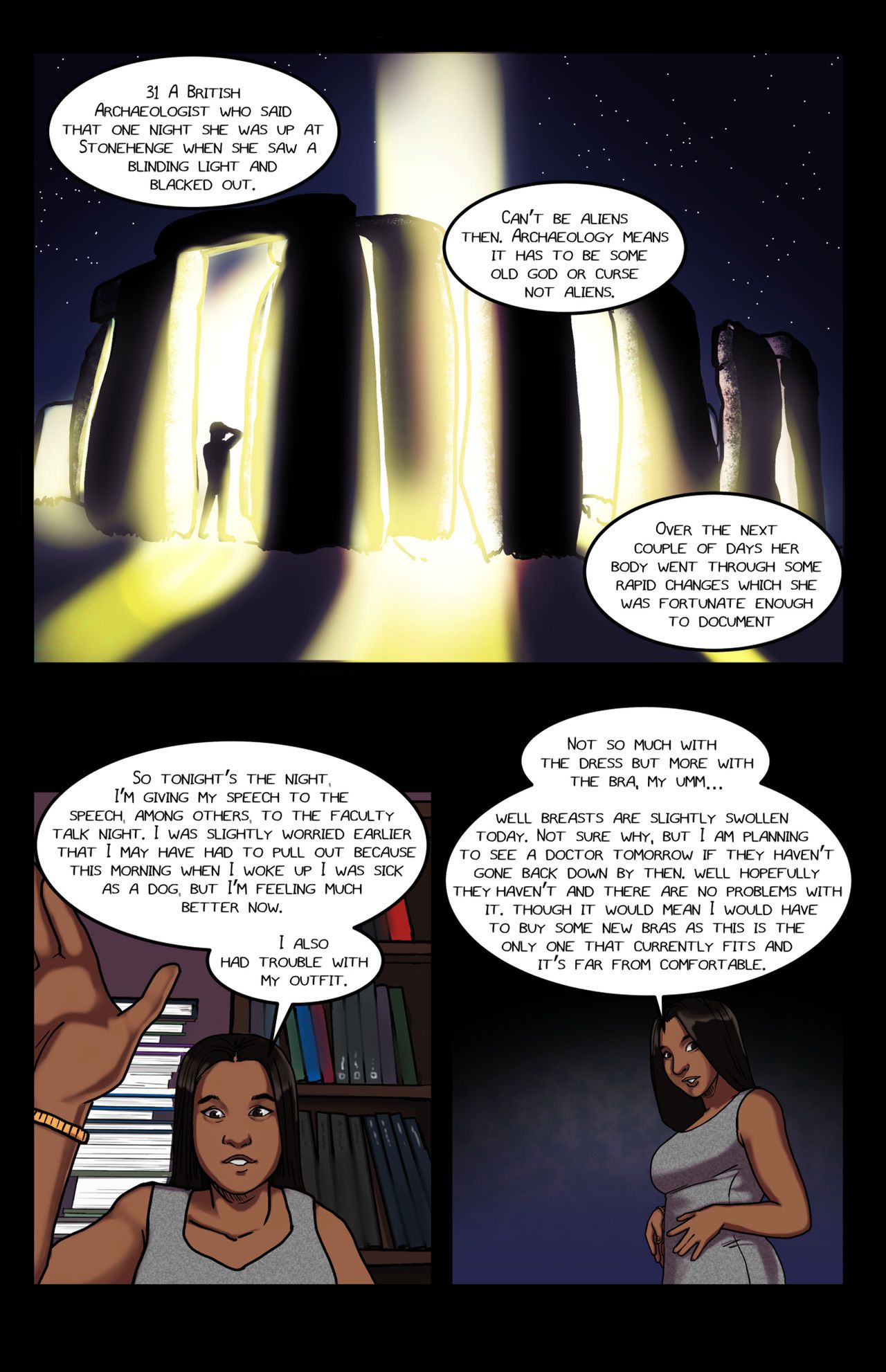 [Olympic-Dames] Alien Pregnancy Expansion Comic Updated (Ongoing) 40