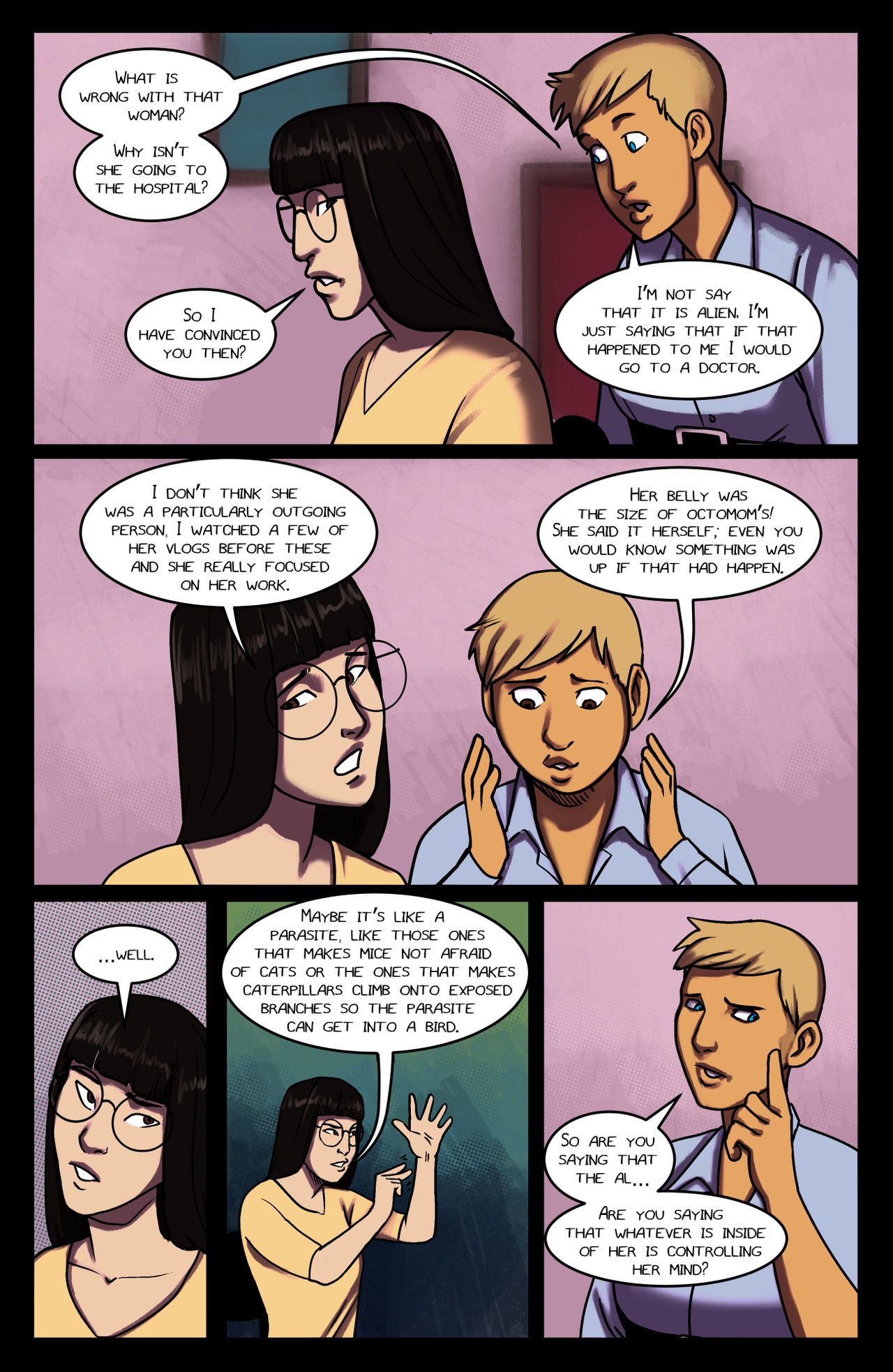 [Olympic-Dames] Alien Pregnancy Expansion Comic Updated (Ongoing) 47