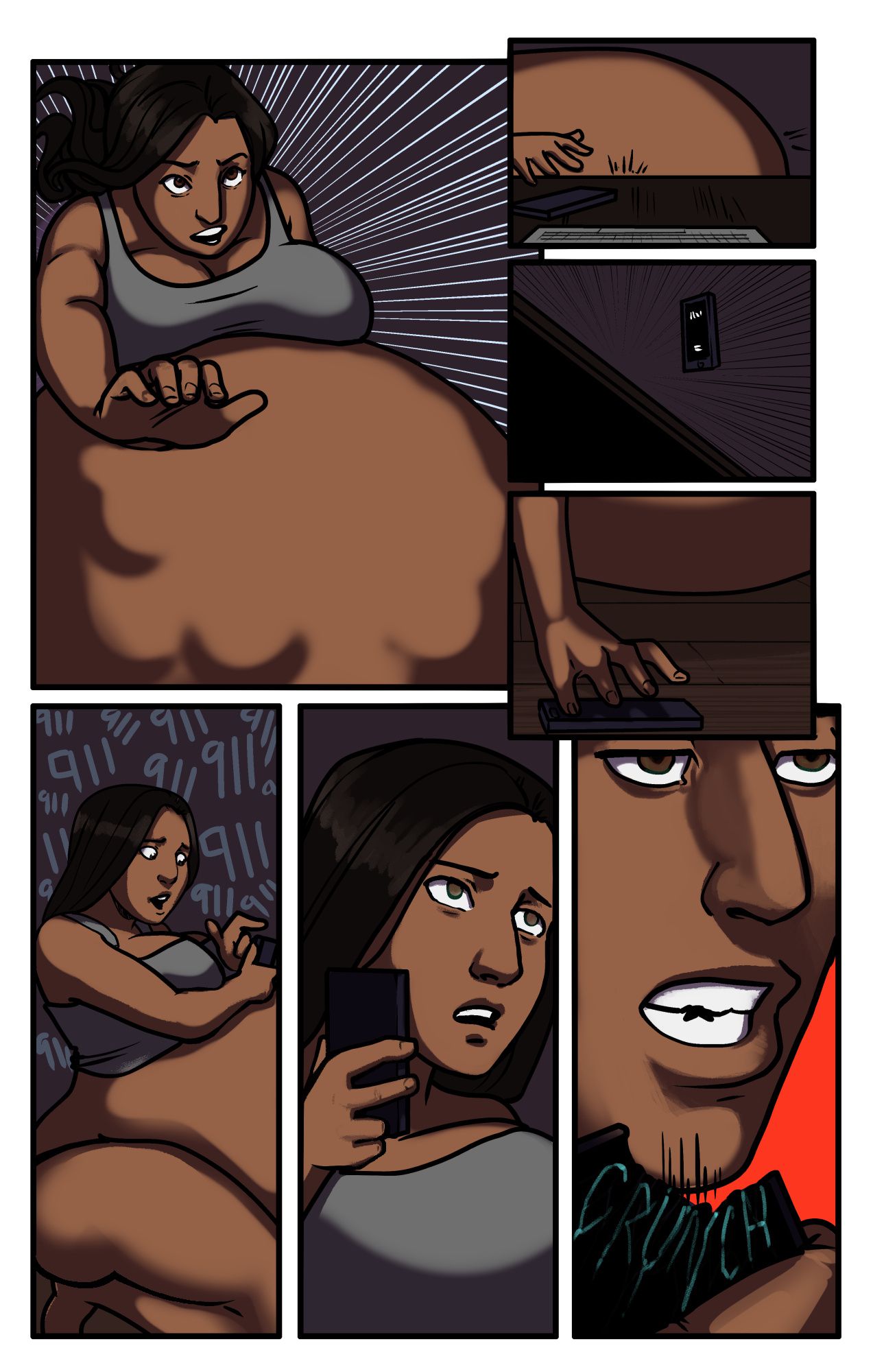 [Olympic-Dames] Alien Pregnancy Expansion Comic Updated (Ongoing) 51