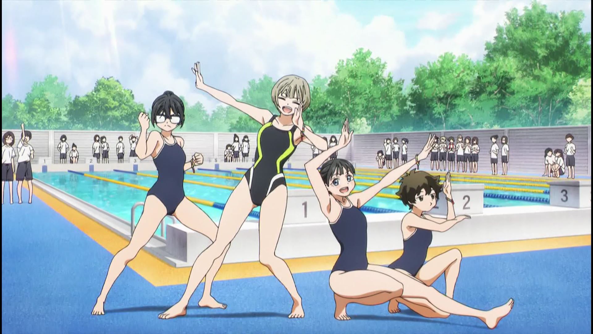 Anime "Tomorrow's Sailor Suit" In episode 12, the final episode such as girls' erotic water and sheer dresses! 11