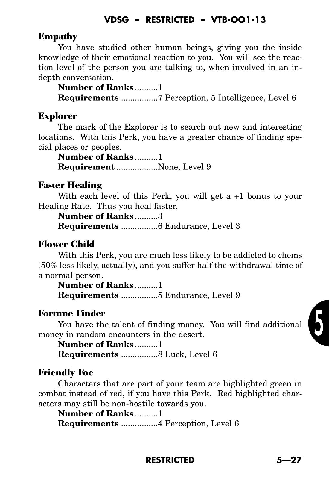 Fallout - game manual 105