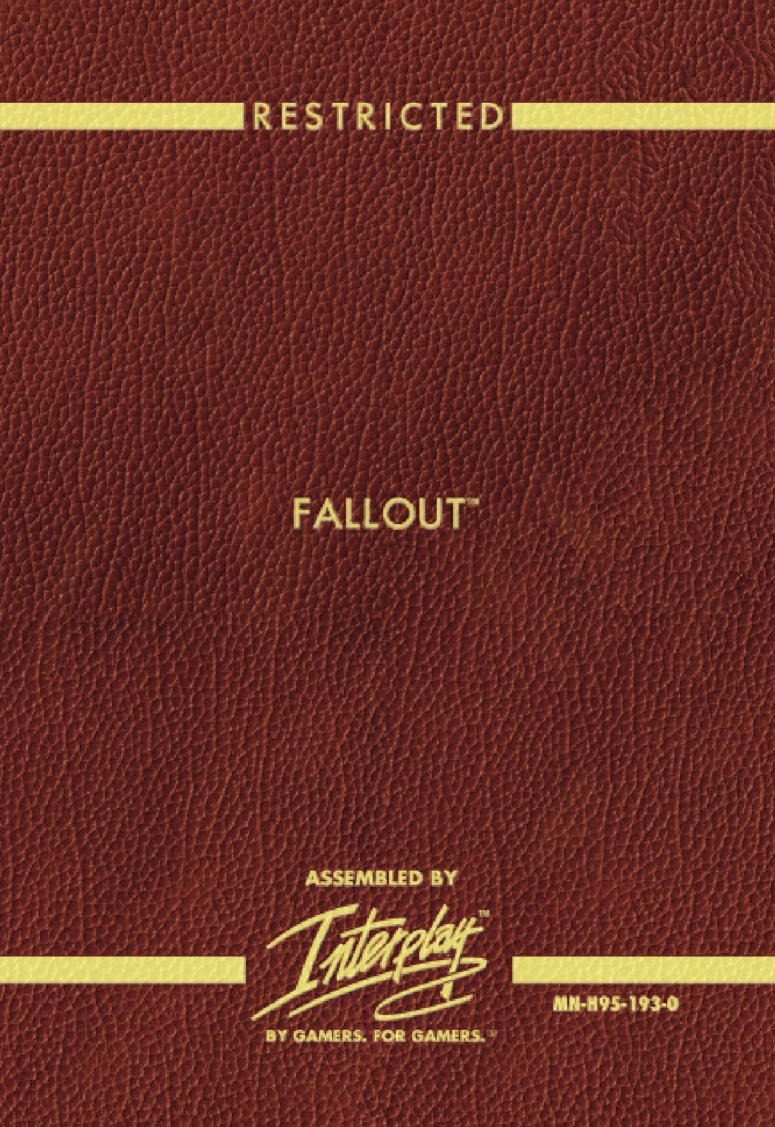 Fallout - game manual 124