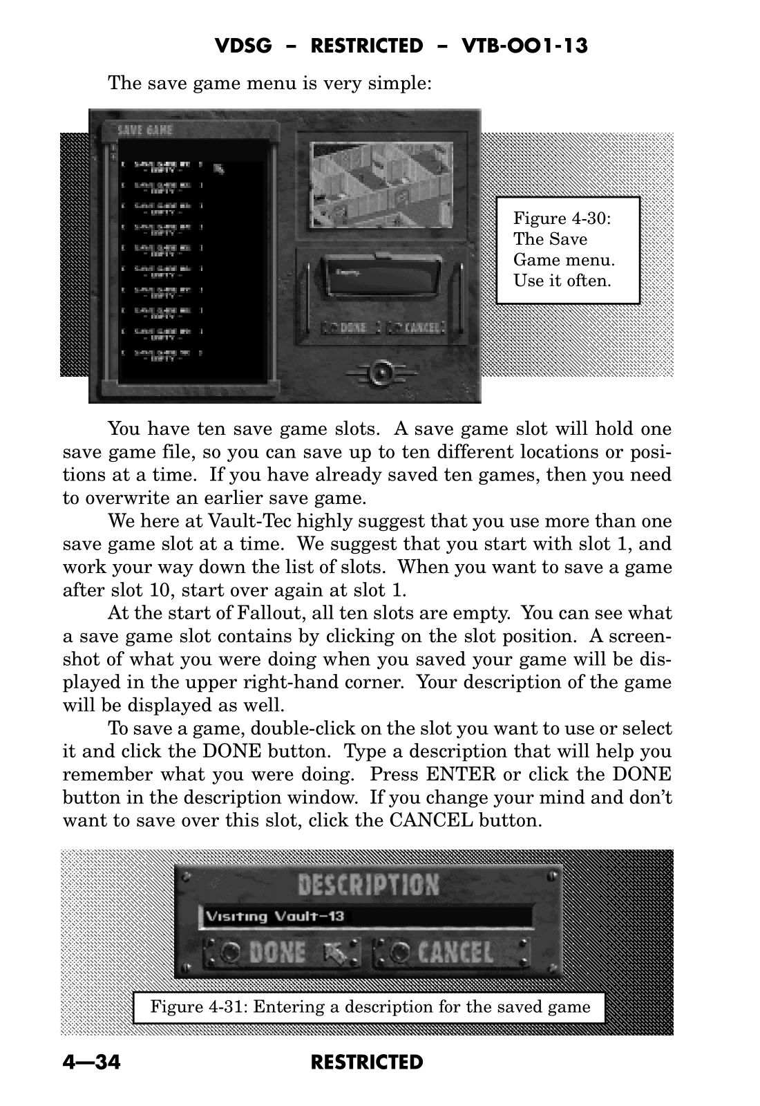 Fallout - game manual 73