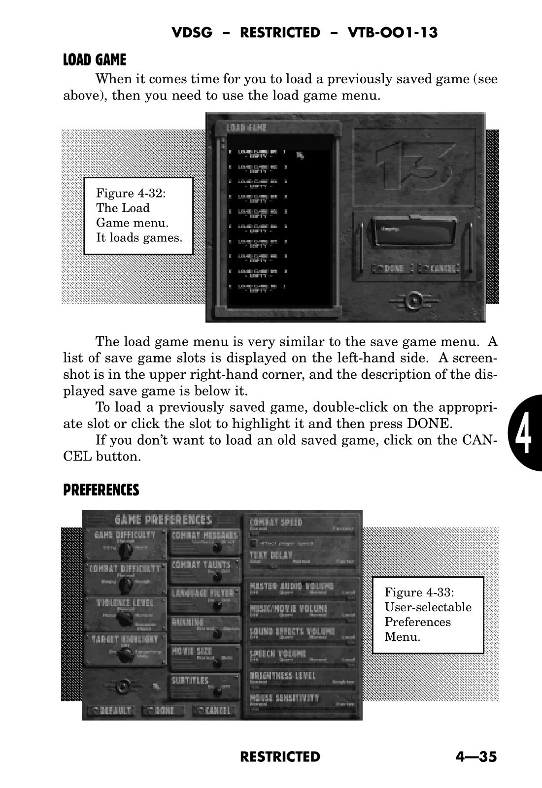 Fallout - game manual 74