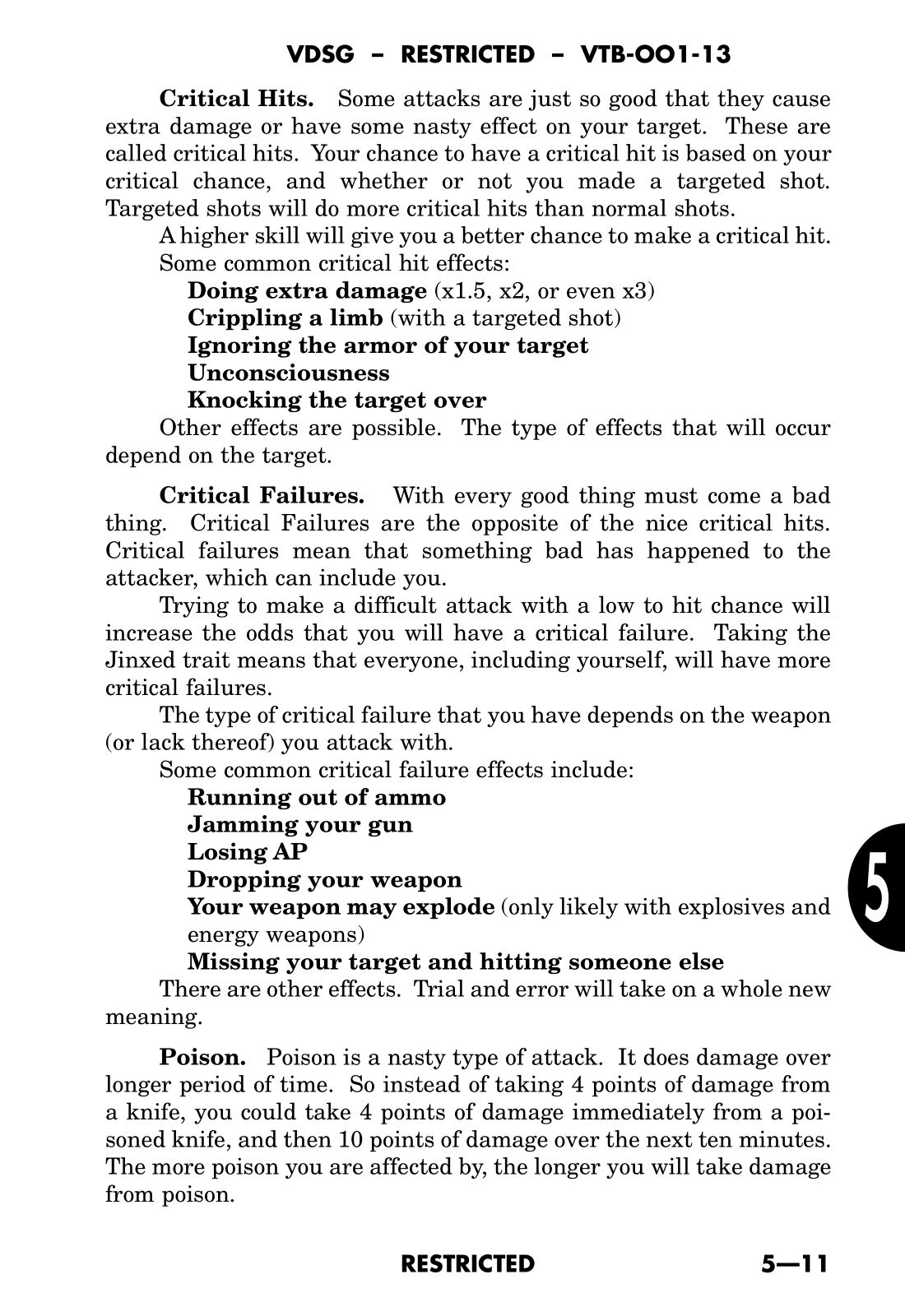 Fallout - game manual 89