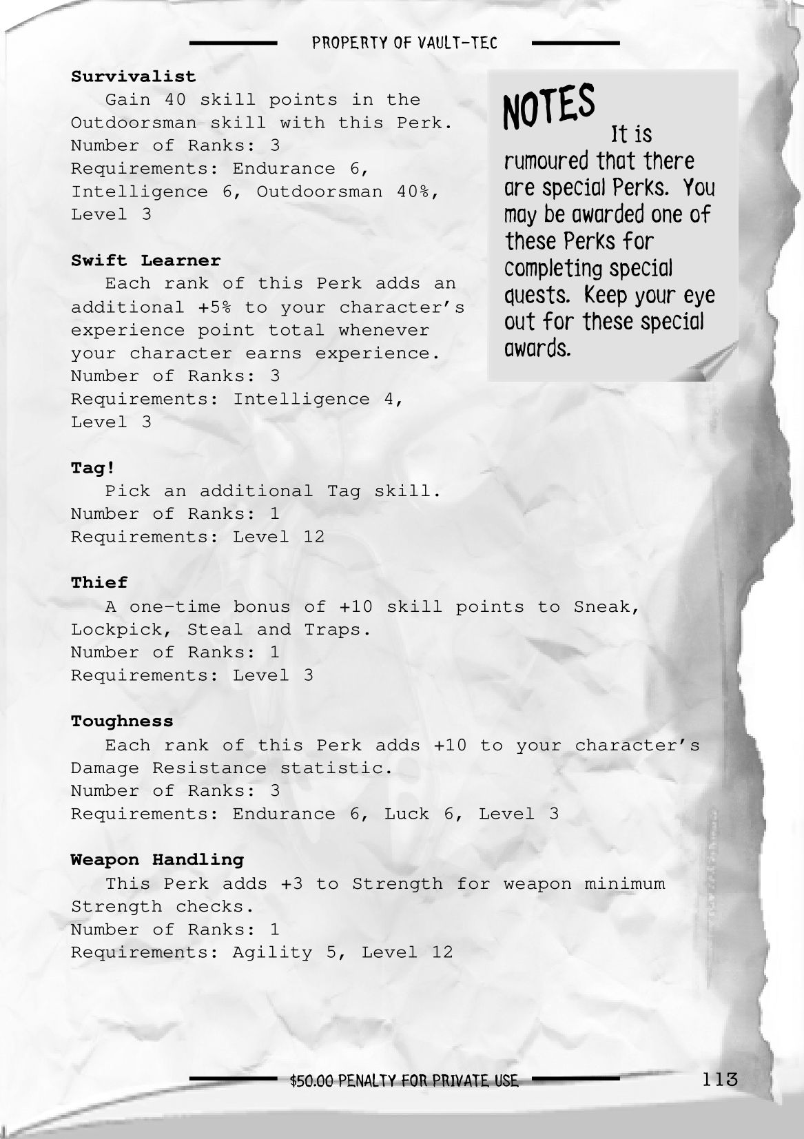 Fallout 2 - game manual 114