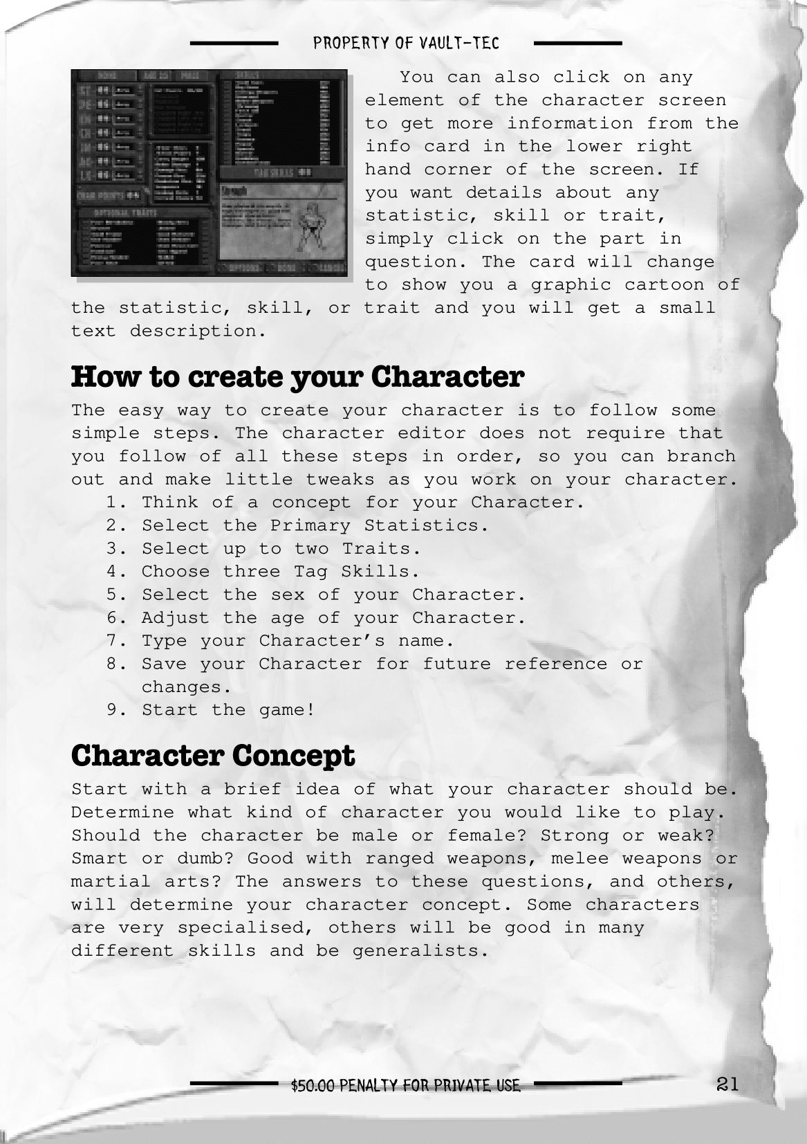 Fallout 2 - game manual 22