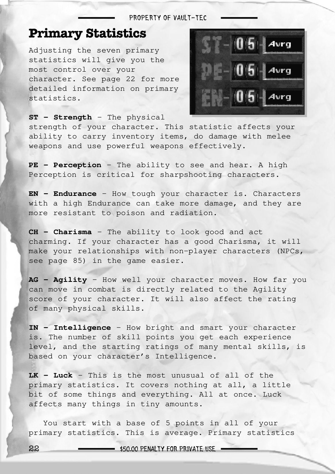 Fallout 2 - game manual 23