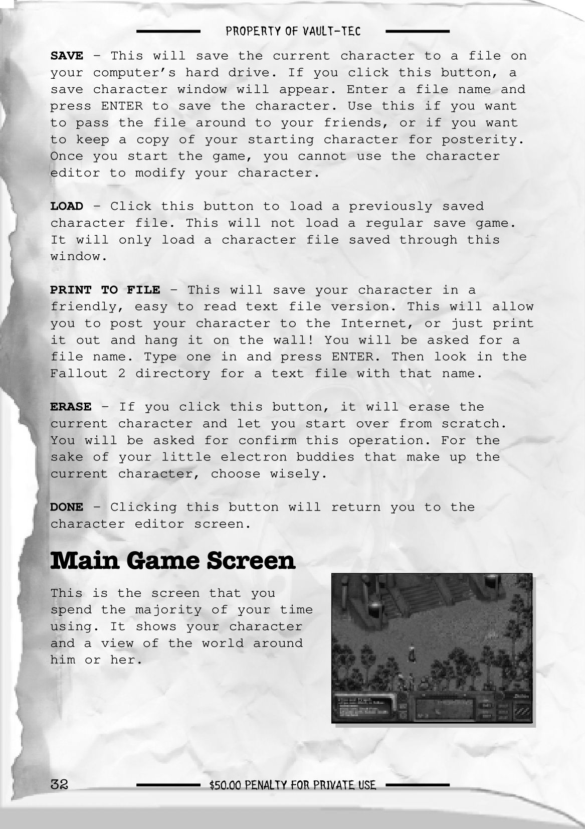 Fallout 2 - game manual 33