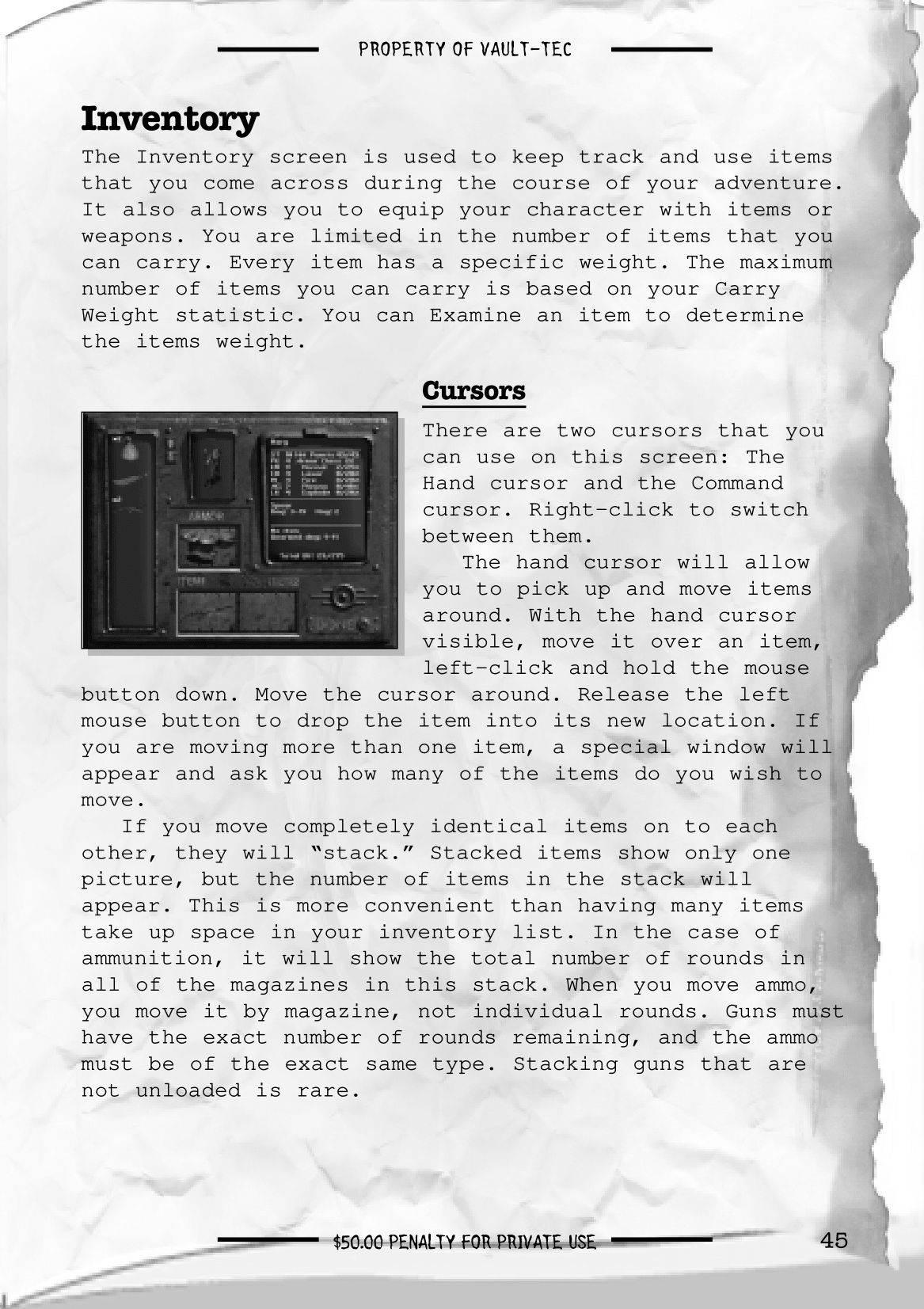 Fallout 2 - game manual 46