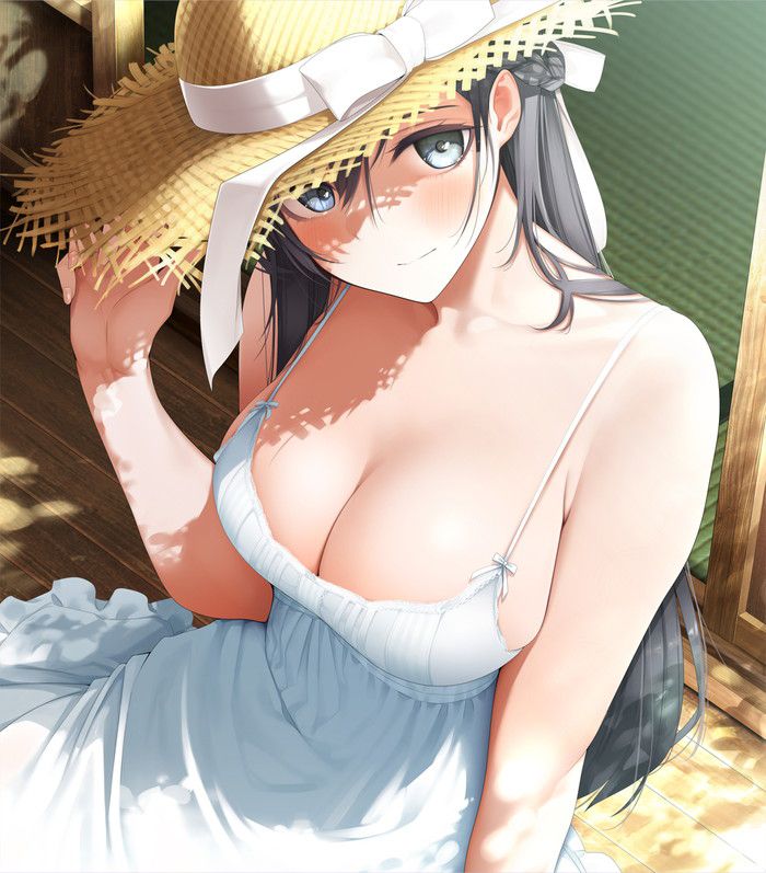 【Secondary】Summary of images of girls in clothes exposing their defenseless cleavage Part 4 13
