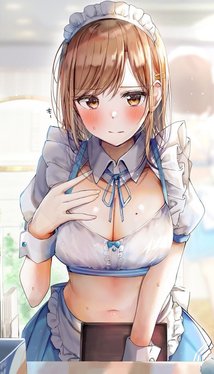 【Secondary】Summary of images of girls in clothes exposing their defenseless cleavage Part 4 3