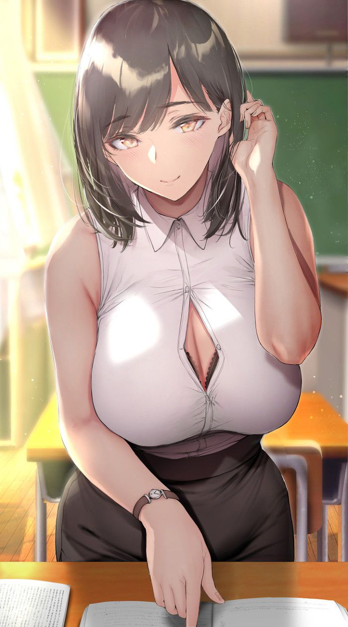 【Secondary】Summary of images of girls in clothes exposing their defenseless cleavage Part 4 4