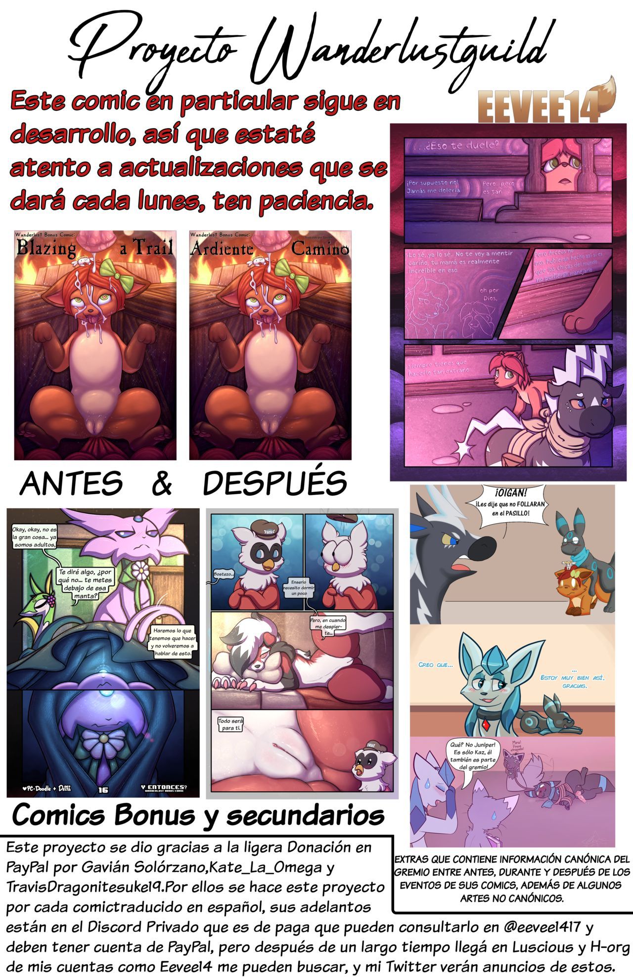 Wanderlust Capítulo 4: La Línea de Fondo [Español] (Pokémon) Wanderlust Chapter 4: The bottom line (Pokémon) 34