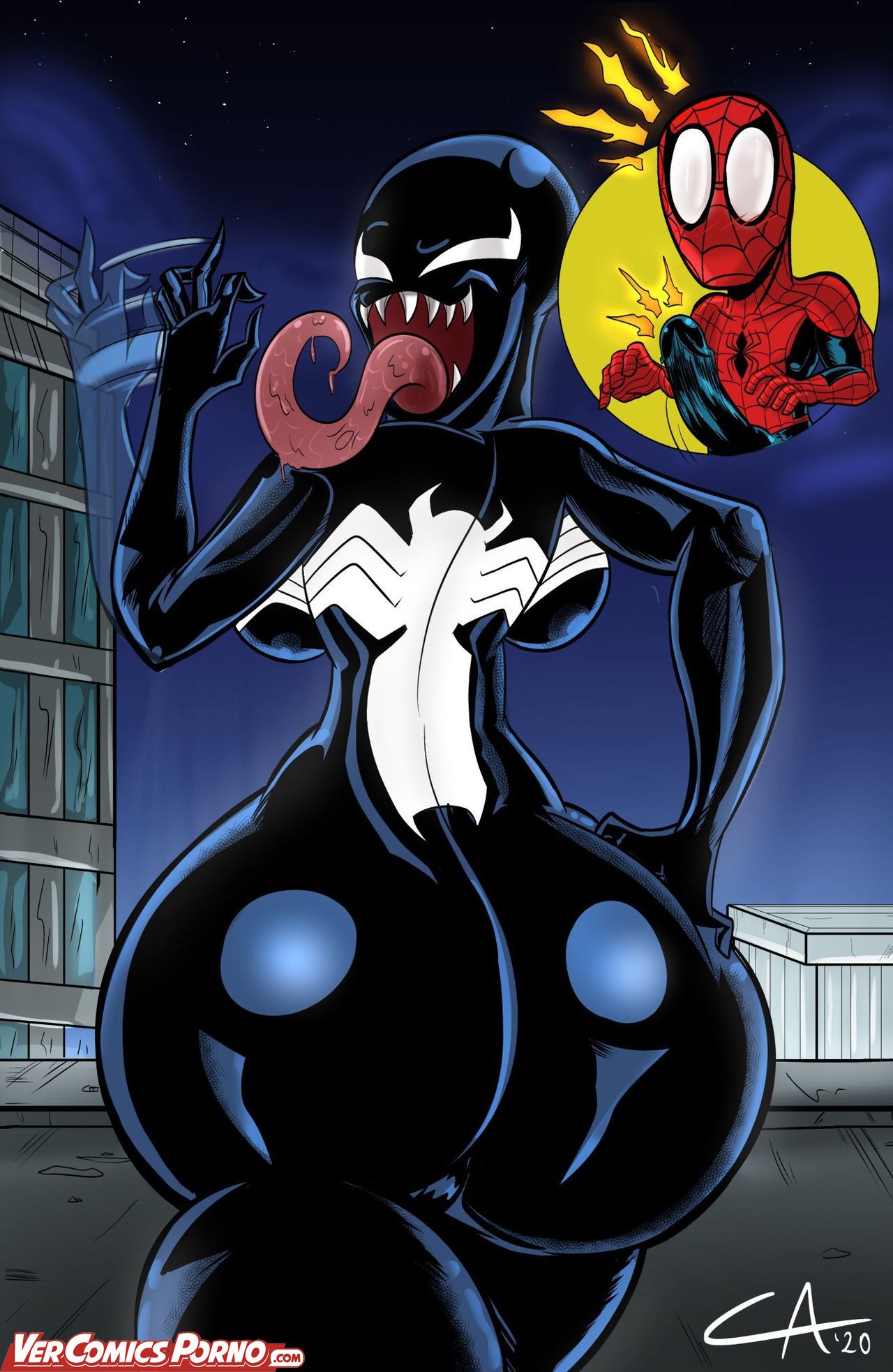 [Ameizing Lewds] Thicc-Venom (Spider-Man) (En Progreso) (Spanish) [kalock & VCP] 2