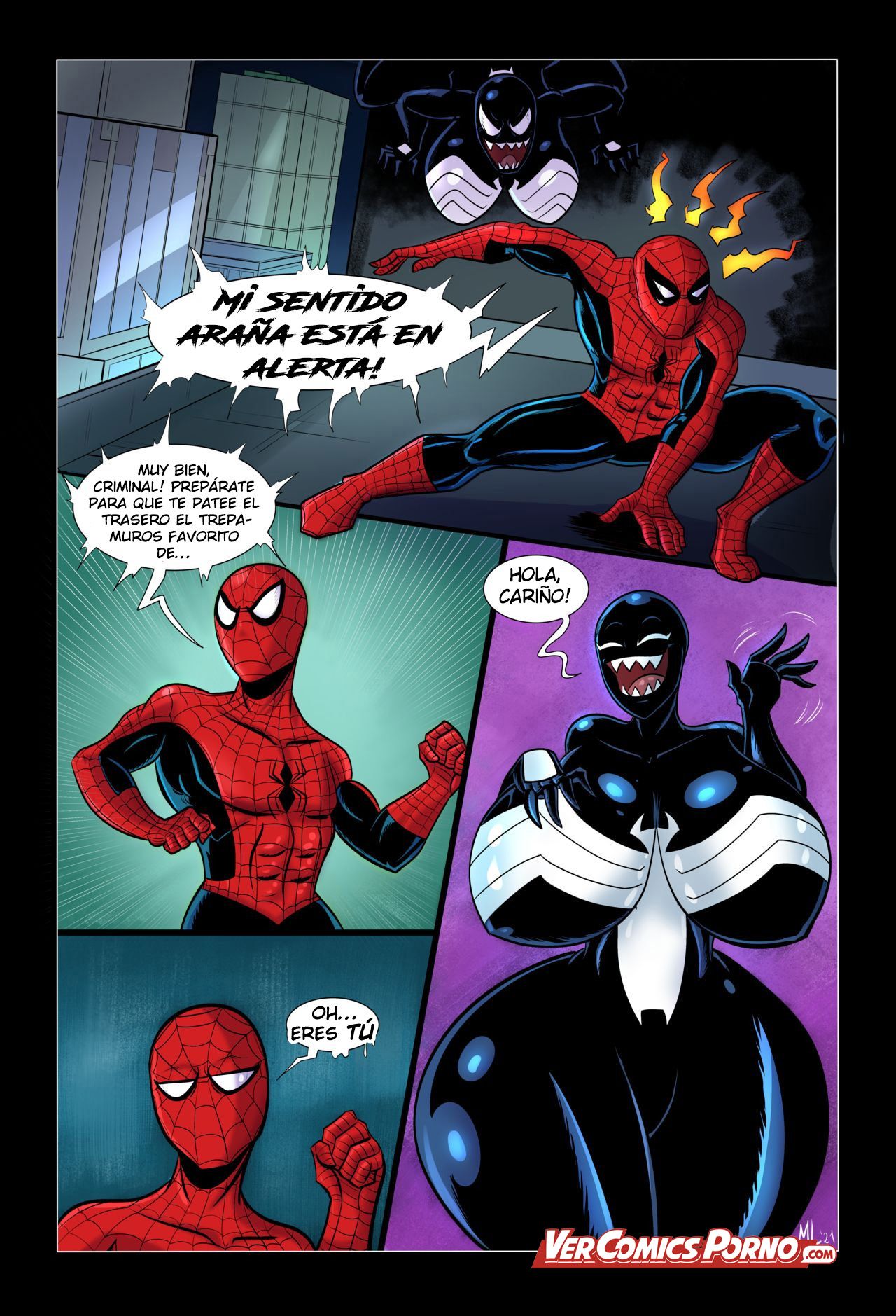 [Ameizing Lewds] Thicc-Venom (Spider-Man) (En Progreso) (Spanish) [kalock & VCP] 5
