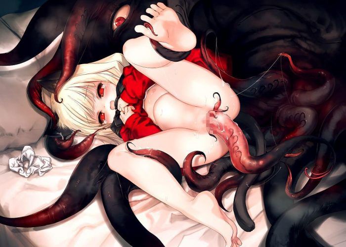 [Selected 136 photos] A naughty secondary image of a loli beautiful girl being by tentacles in a nasty appearance 38