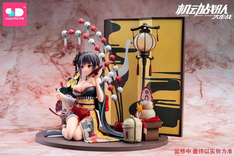 [Mobile Squadron Iron Saga] erotic figure with a kimono dripping and dripping alcohol in the valley of 3