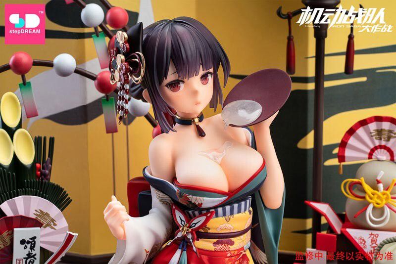 [Mobile Squadron Iron Saga] erotic figure with a kimono dripping and dripping alcohol in the valley of 5