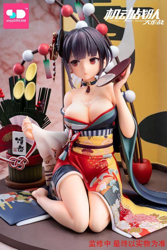 [Mobile Squadron Iron Saga] erotic figure with a kimono dripping and dripping alcohol in the valley of 6