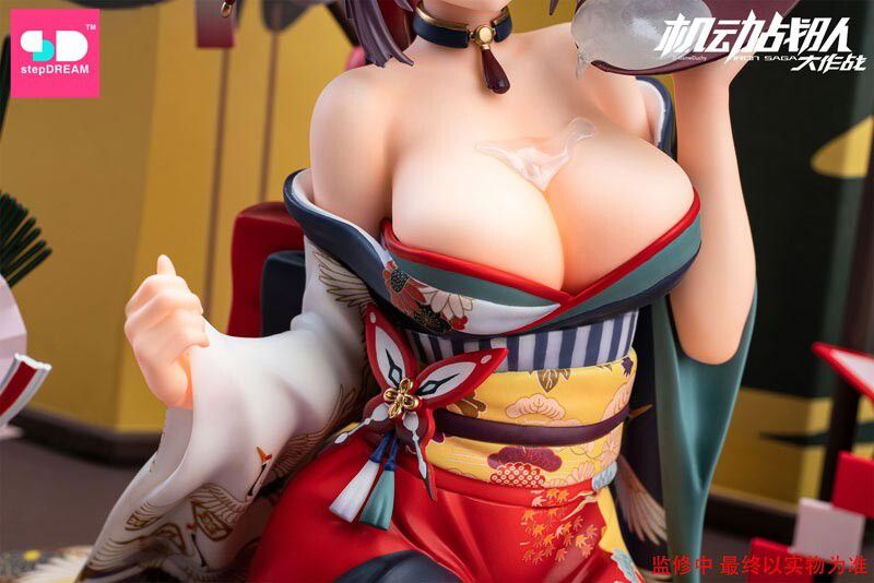 [Mobile Squadron Iron Saga] erotic figure with a kimono dripping and dripping alcohol in the valley of 7