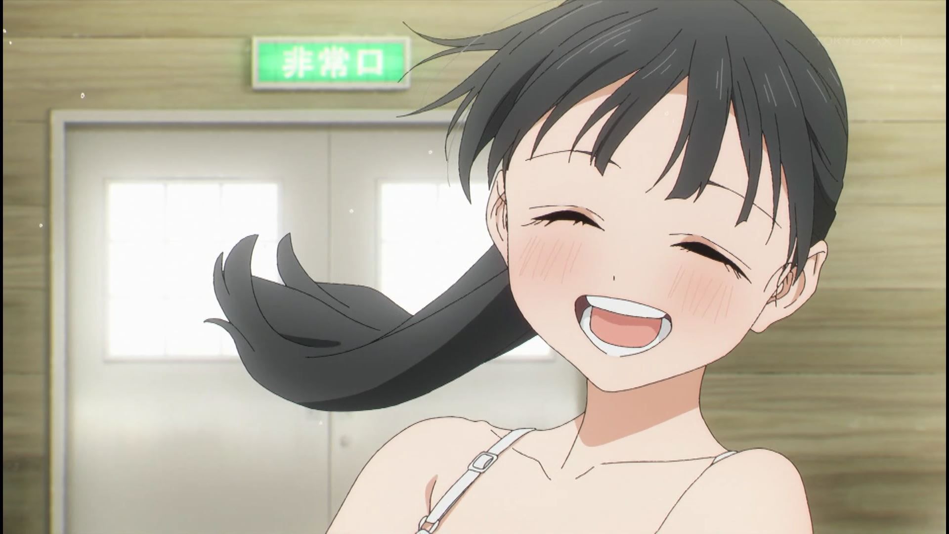 In the anime "Tomorrow's Sailor Suit" 11 episodes, girls' erotic undressing bras are seen and bathing scenes! 16
