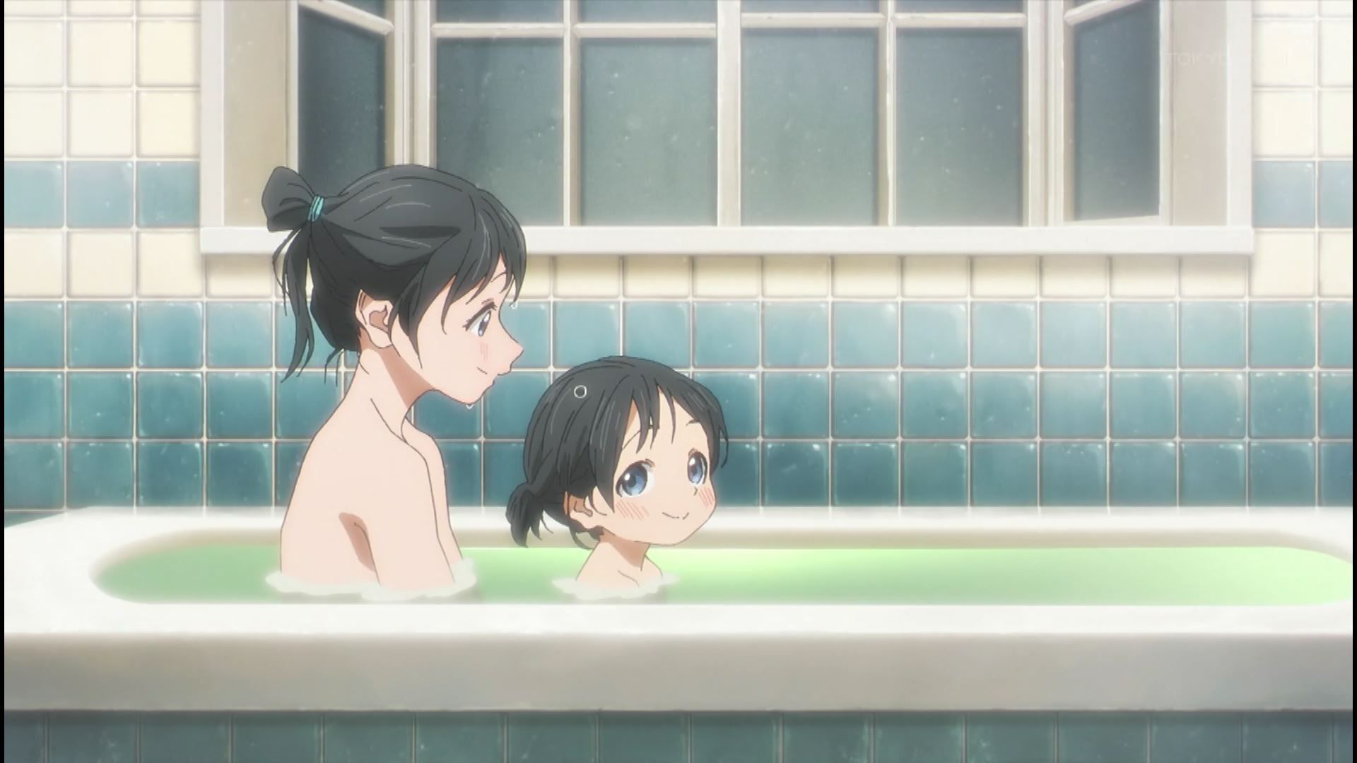In the anime "Tomorrow's Sailor Suit" 11 episodes, girls' erotic undressing bras are seen and bathing scenes! 17