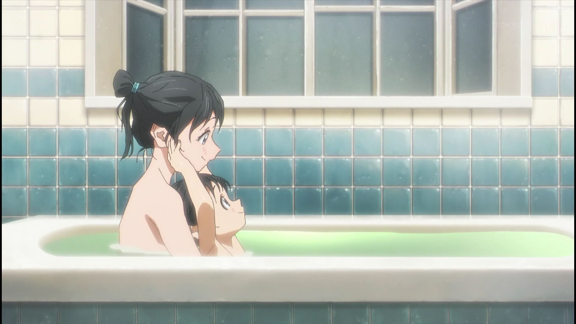 In the anime "Tomorrow's Sailor Suit" 11 episodes, girls' erotic undressing bras are seen and bathing scenes! 18