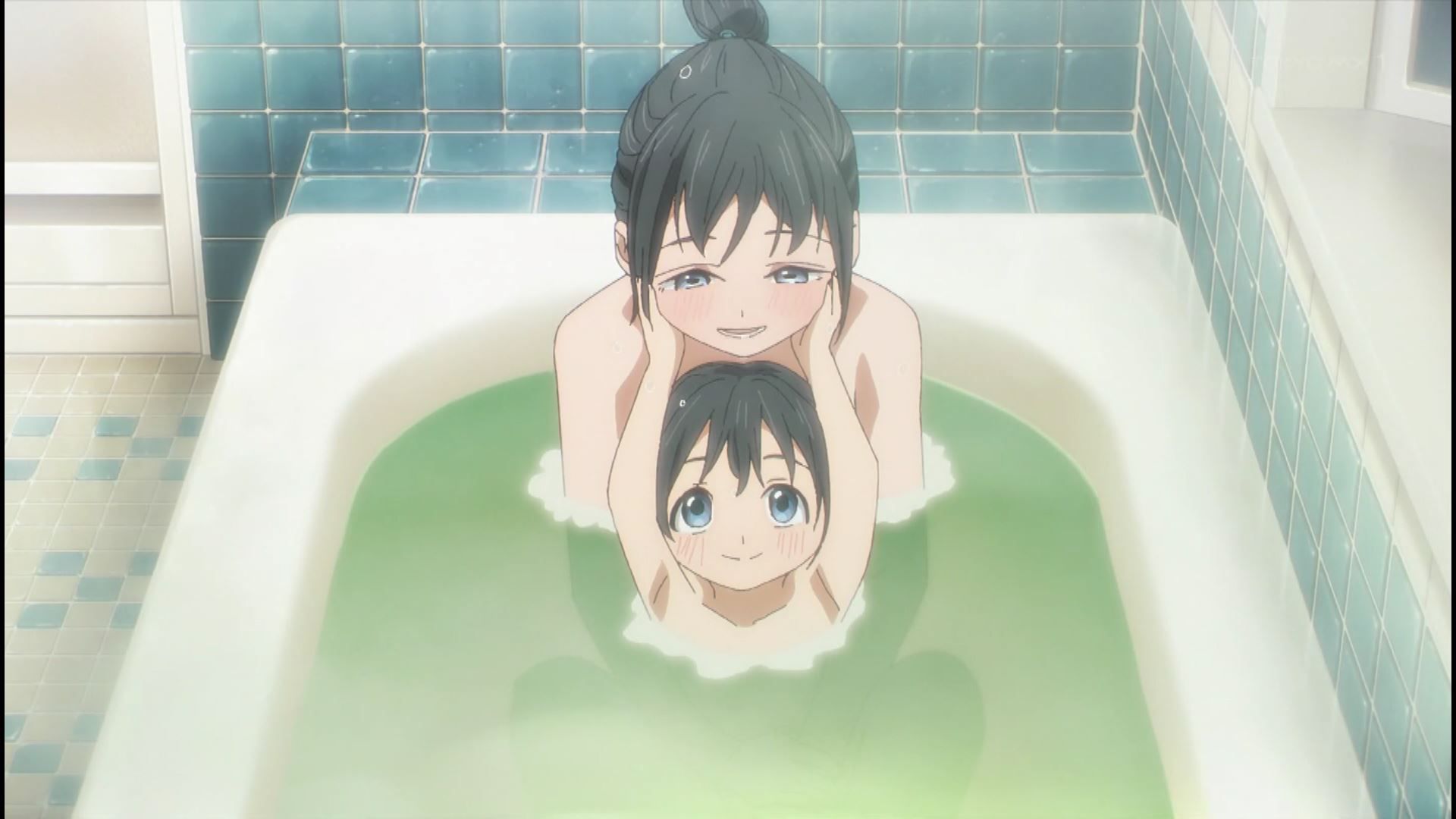 In the anime "Tomorrow's Sailor Suit" 11 episodes, girls' erotic undressing bras are seen and bathing scenes! 20