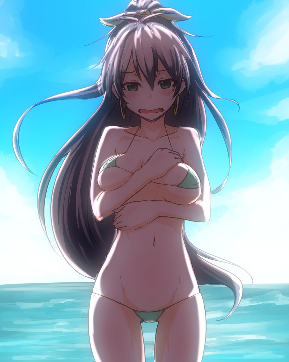 【Imus】Okinawan born healthy body! Erotic images of Ghaha Hibiki! 14