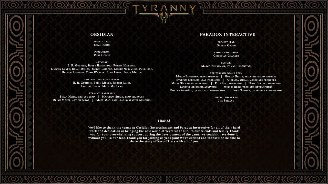 Tyranny - Art Book 2