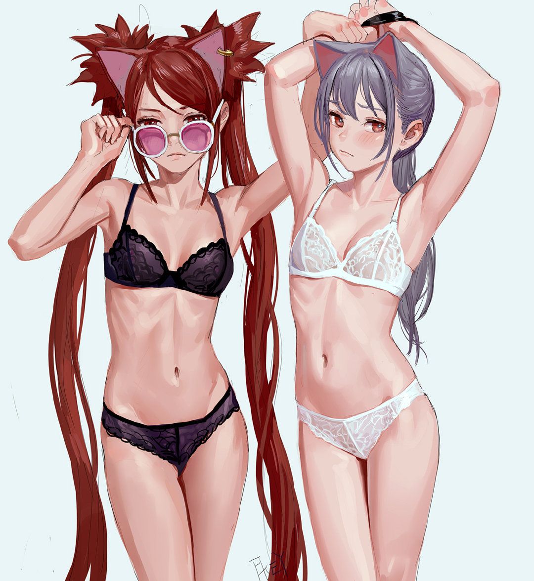 【Secondary erotic】 Here is the erotic image of girls showing off their lewd underwear 8