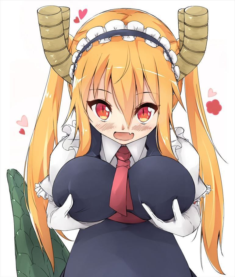 It is an erotic image of Mr. Kobayashi's Maid Dragon! 11