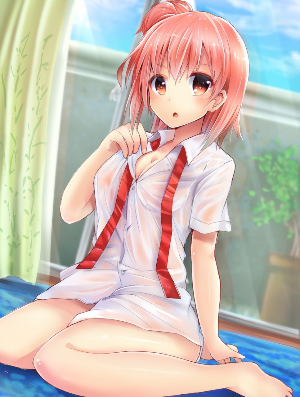 Moe illustration of naked shirt 20