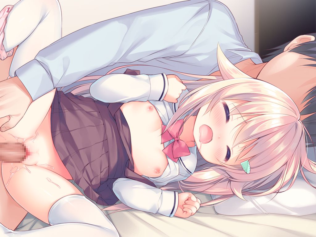 [Lori side position cecross] secondary erotic image that is a system that is easy to lie down the secondary Loli girl and plunge to the back 24