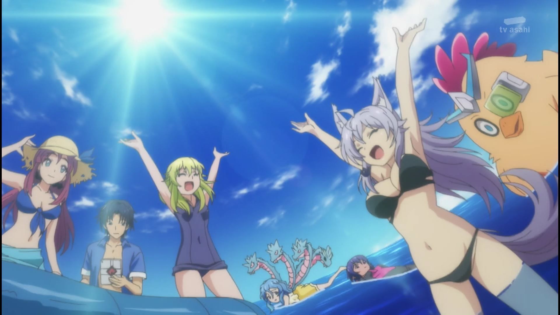 Anime Kuroizu-san of the Phantom Development Department In episode 9, girls' erotic swimsuit etc! 15