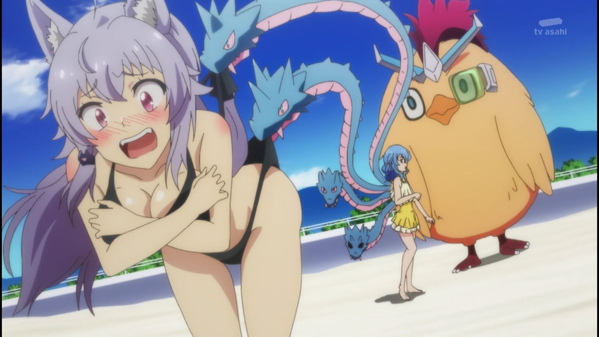 Anime Kuroizu-san of the Phantom Development Department In episode 9, girls' erotic swimsuit etc! 18
